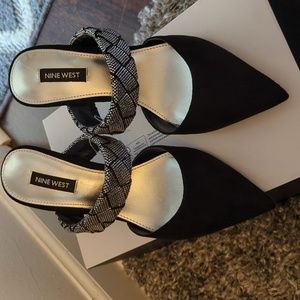 Nine West Women's rhinestone heels
